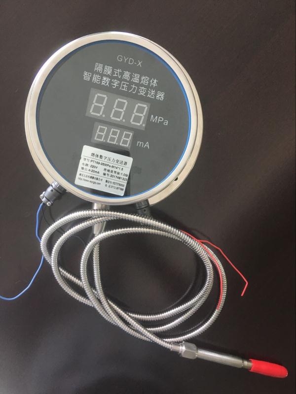 PT169數顯式帶輸出高溫熔體壓力表
